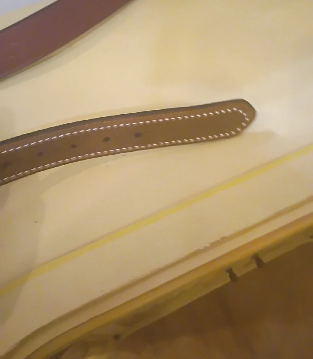 Nocona Men's Brown Leather Studded Belt - Classic Casual Style